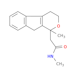 Indeno[2,1-c]pyran-1-acetamide, 1,3,4,9-tetrahydro-N,1-dimethyl-