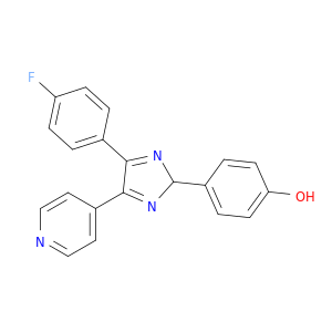 4-(4-氟苯基)-2-(4-羟基苯基)-5-(4-吡啶基)-1H-咪唑