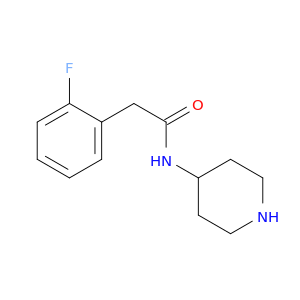 Benzeneacetamide, 2-fluoro-N-4-piperidinyl-