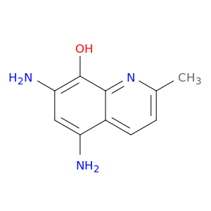 8-Quinolinol, 5,7-diamino-2-methyl-