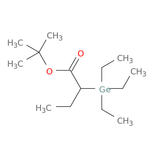Butanoic acid, 2-(triethylgermyl)-, 1,1-dimethylethyl ester