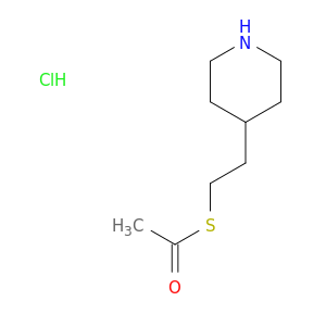 Ethanethioic acid, S-[2-(4-piperidinyl)ethyl] ester, hydrochloride