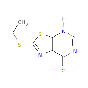 Thiazolo[5,4-d]pyrimidin-7(4H)-one, 2-(ethylthio)-