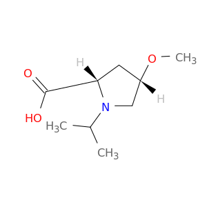 (2S,4S)-1-异丙基-4-甲氧基吡咯烷-2-羧酸