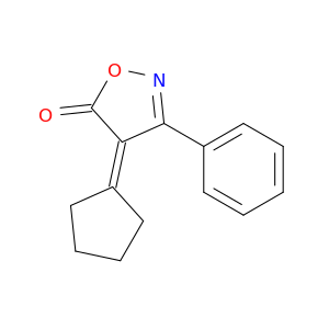 5(4H)-Isoxazolone, 4-cyclopentylidene-3-phenyl-