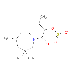 Sulfurous acid, ethyl2-(hexahydro-3,3,5-trimethyl-1H-azepin-1-yl)-2-oxoethyl ester