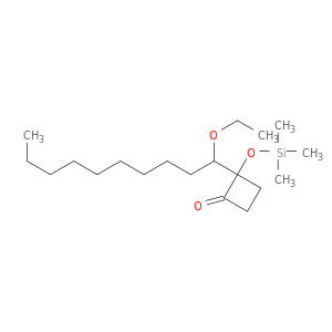 Cyclobutanone, 2-(1-ethoxydecyl)-2-[(trimethylsilyl)oxy]-