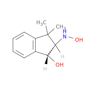1H-Inden-1-ol, 2,3-dihydro-2-(hydroxyamino)-3,3-dimethyl-, cis-