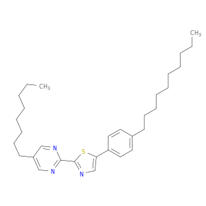 Pyrimidine, 2-[5-(4-decylphenyl)-2-thiazolyl]-5-octyl-