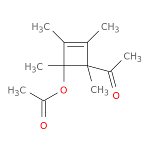 Ethanone, 1-[4-(acetyloxy)-1,2,3,4-tetramethyl-2-cyclobuten-1-yl]-