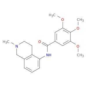 Benzamide,3,4,5-trimethoxy-N-(1,2,3,4-tetrahydro-2-methyl-5-isoquinolinyl)-