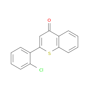 4H-1-Benzothiopyran-4-one, 2-(2-chlorophenyl)-