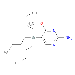 2-Pyrimidinamine, 4-methoxy-5-(tributylstannyl)-