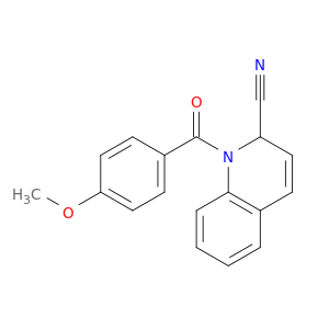 1-(4-methoxybenzoyl)-1,2-dihydroquinoline-2-carbonitrile
