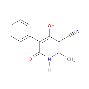 3-CYANO-4,6-DIHYDROXY-2-METHYL-5-PHENYLPYRIDINE