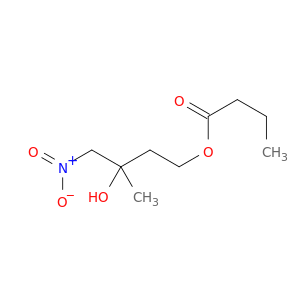 Butanoic acid, 3-hydroxy-3-methyl-4-nitrobutyl ester