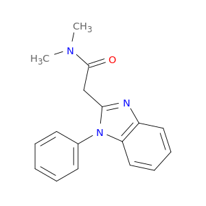 1H-Benzimidazole-2-acetamide, N,N-dimethyl-1-phenyl-