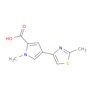 1-甲基-4-（2-甲基-1,3-噻唑-4-基）-1H-吡咯-2-羧酸