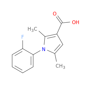 1-(2-Fluorophenyl)-2,5-dimethyl-1H-pyrrole-3-carboxylic Acid