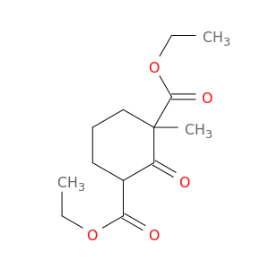 1,3-Cyclohexanedicarboxylic acid, 1-methyl-2-oxo-, diethyl ester