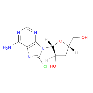 Adenosine, 8-chloro-3'-deoxy-