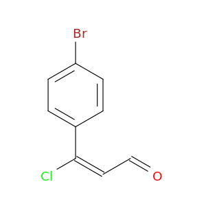 (E)-3-(4-Bromophenyl)-3-chloroacrylaldehyde