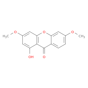 1-hydroxy-3,6-dimethoxy-xanthen-9-one