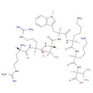 L-Valine, L-arginyl-L-arginyl-L-threonyl-L-tryptophyl-L-lysyl-L-lysyl-
