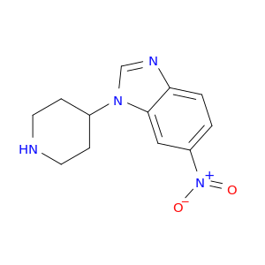 1H-Benzimidazole, 6-nitro-1-(4-piperidinyl)-