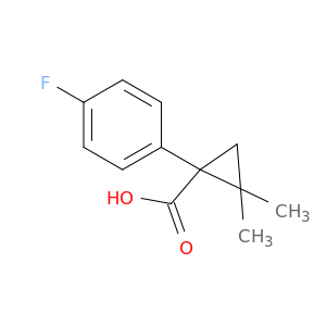 1-(4-氟苯基)-2,2-二甲基环丙烷羧酸