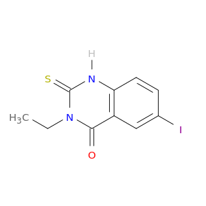 4(1H)-Quinazolinone, 3-ethyl-2,3-dihydro-6-iodo-2-thioxo-