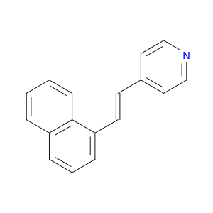 Pyridine, 4-[(1Z)-2-(1-naphthalenyl)ethenyl]-