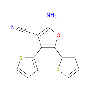 2-Amino-4,5-di(thiophen-2-yl)furan-3-carbonitrile
