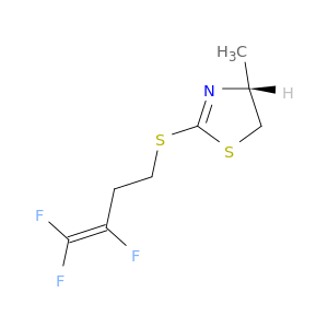 Thiazole, 4,5-dihydro-4-methyl-2-[(3,4,4-trifluoro-3-butenyl)thio]-, (4R)-