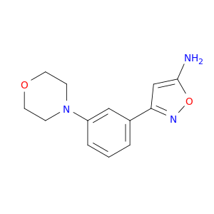 5-Isoxazolamine,3-[3-(4-morpholinyl)phenyl]-