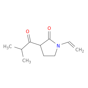 2-Pyrrolidinone, 1-ethenyl-3-(2-methyl-1-oxopropyl)-