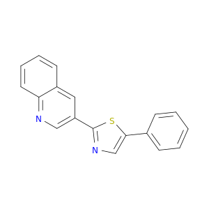 Quinoline, 3-(5-phenyl-2-thiazolyl)-