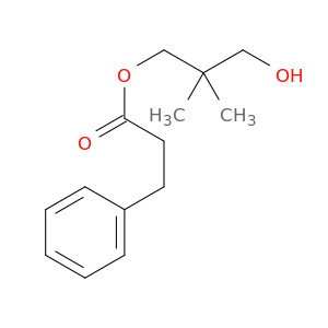 Benzenepropanoic acid, 3-hydroxy-2,2-dimethylpropyl ester