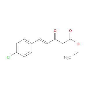 4-Pentenoic acid, 5-(4-chlorophenyl)-3-oxo-, ethyl ester, (E)-