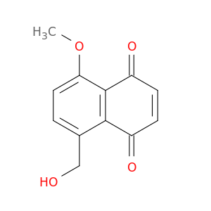 1,4-Naphthalenedione, 5-(hydroxymethyl)-8-methoxy-