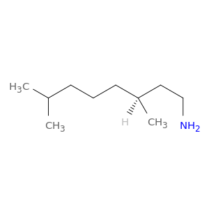 1-Octanamine, 3,7-dimethyl-, (3S)-