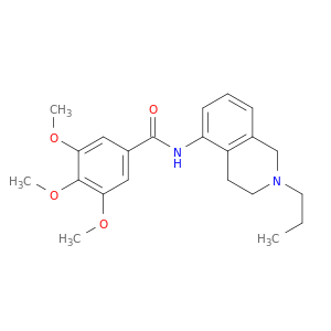 1,2,3,4-TETRAHYDRO-2-PROPYL-5-(3,4,5-TRIMETHOXYBENZAMIDO)ISOQUINOLINE
