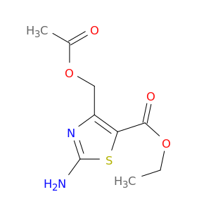 5-Thiazolecarboxylic acid, 4-[(acetyloxy)methyl]-2-amino-, ethyl ester