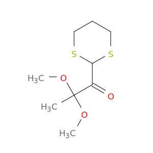 1-Propanone, 1-(1,3-dithian-2-yl)-2,2-dimethoxy-