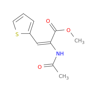 2-Propenoic acid, 2-(acetylamino)-3-(2-thienyl)-, methyl ester, (Z)-