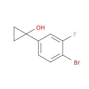 1-(4-bromo-3-fluorophenyl)cyclopropan-1-ol