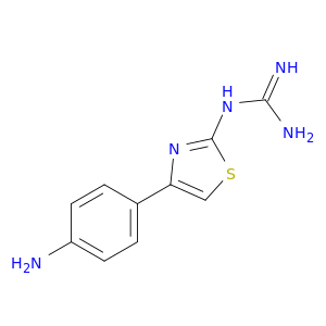 Guanidine, [4-(4-aminophenyl)-2-thiazolyl]-