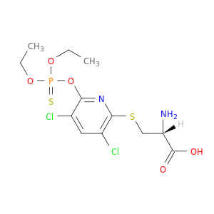 L-Cysteine, S-[3,5-dichloro-6-[(diethoxyphosphinothioyl)oxy]-2-pyridinyl]-