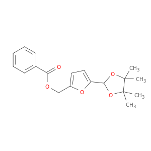 2-Furanmethanol, 5-(4,4,5,5-tetramethyl-1,3-dioxolan-2-yl)-, benzoate