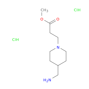 Methyl 3-[4-(aminomethyl)piperidin-1-yl]propanoate dihydrochloride
